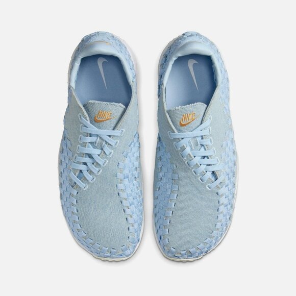Nike Air Footscape Woven Light Blue Sneakers  Womens Casual Shoes Unique Design - Picture 1 of 11